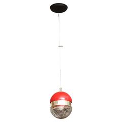 Lumi Pendant in Cut Glass with Plexiglass, Made in Italy