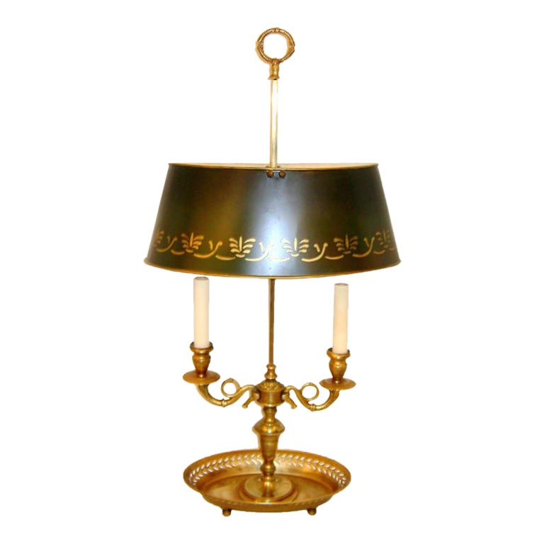 French Boulliote Lamp For Sale