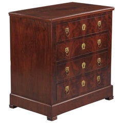 French Empire Style Mahogany Chest of Drawers, circa 1920s