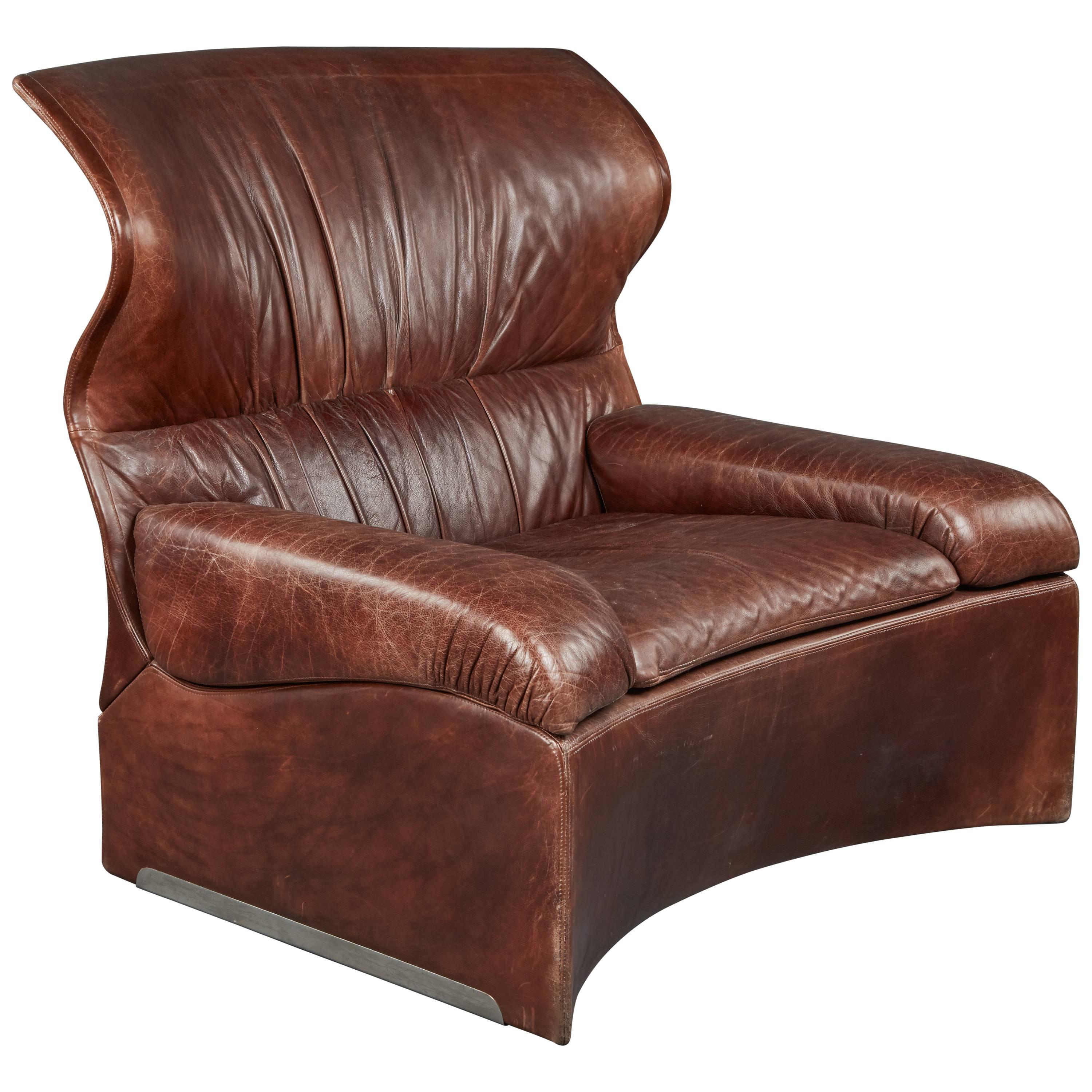 Vela Alta Chair by Giovanni Offredi for Saporiti For Sale