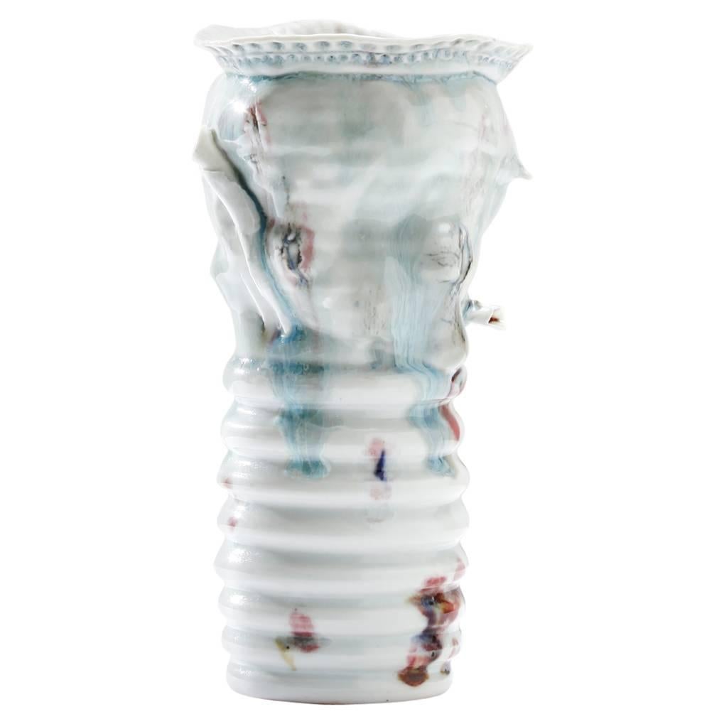 "Aegan Beaker, " Porcelain Sculpture by Gareth Mason For Sale