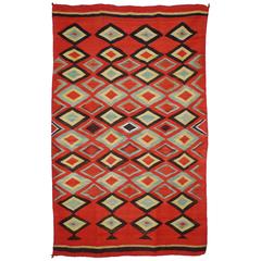 Antique Navajo Transitional Period Blanket, circa 1890