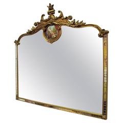 Hand-Painted Gilded Mirror