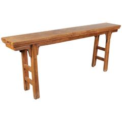 Classic Antique Cypress Chinese Farm Table