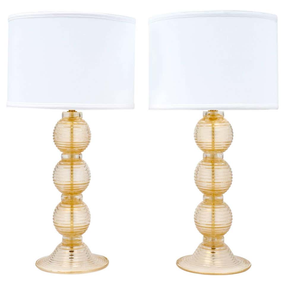 Gold Leaf Table Lamps - 239 For Sale at 1stDibs | gold leaf lamp, gold ...