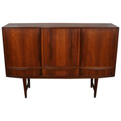 Vintage Danish Tall Rosewood Sideboard