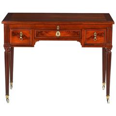 Antique A Fine 18th Century French Louis XVI Mahogany Dressing Writing Table Desk