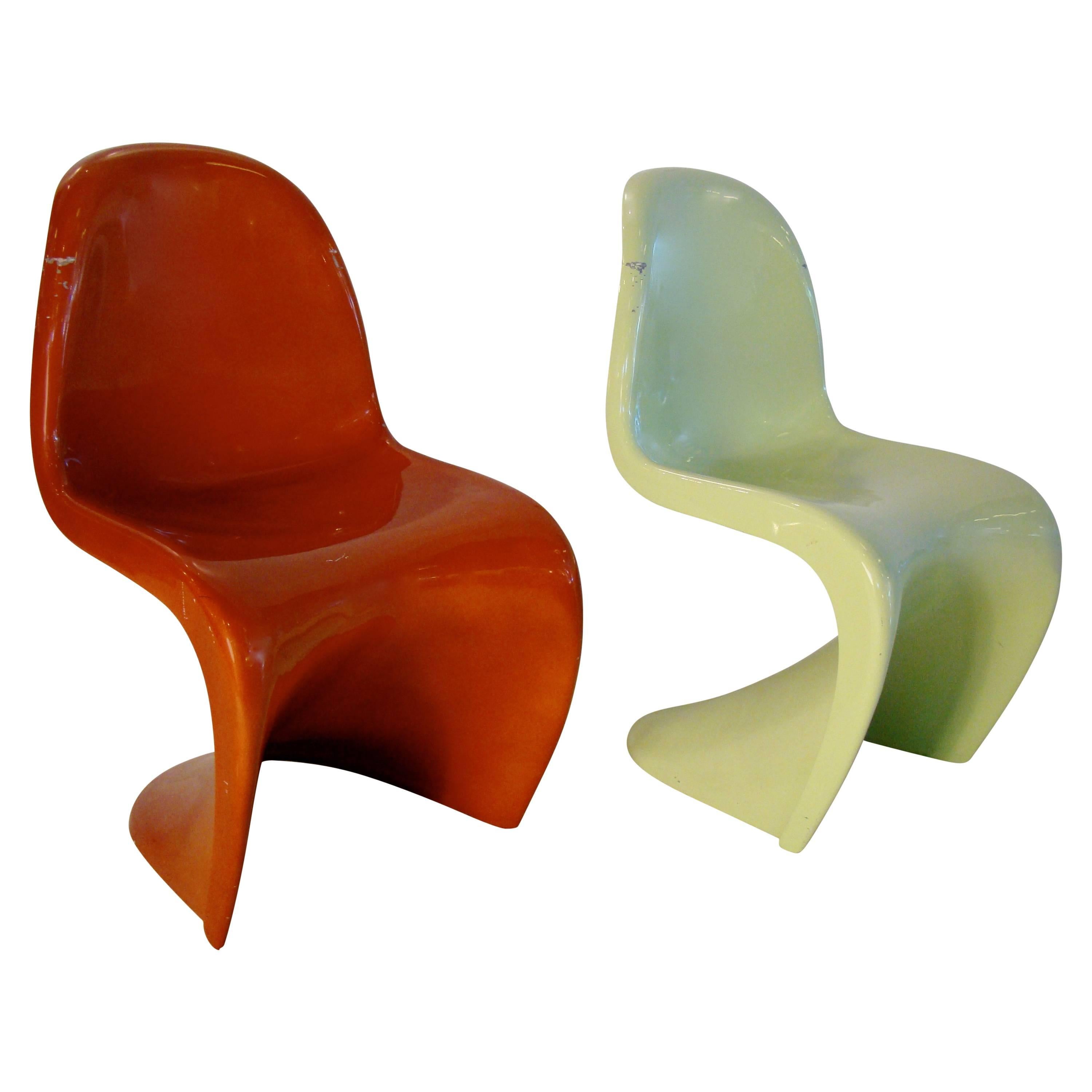 Verner Panton Original S Chair in Polyester and Fiberglass, circa 1965 For Sale