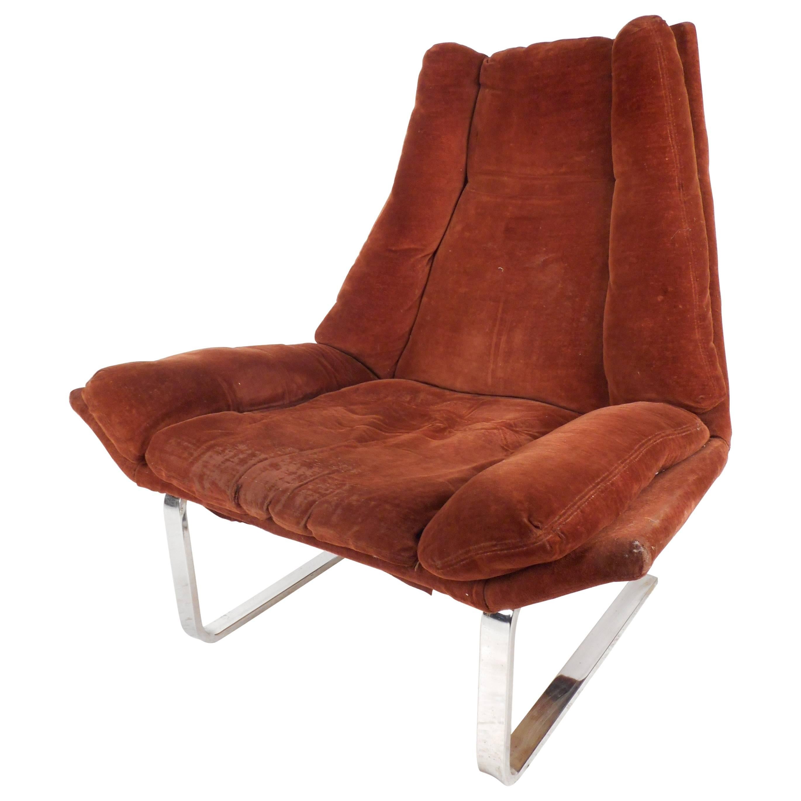 Mid-Century Modern Adrian Pearsall Style Lounge Chair