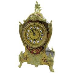 Antique Late 19th Century Boulle Mantle Clock