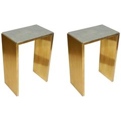 Pair of Shagreen Side Tables