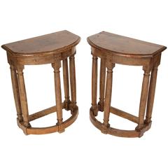 Pair of English Oak End Tables