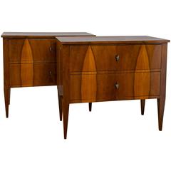 Striking Pair of Biedermeier Chests