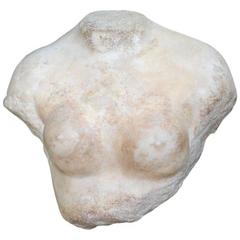 Roman Marble Nude Torso of Venus