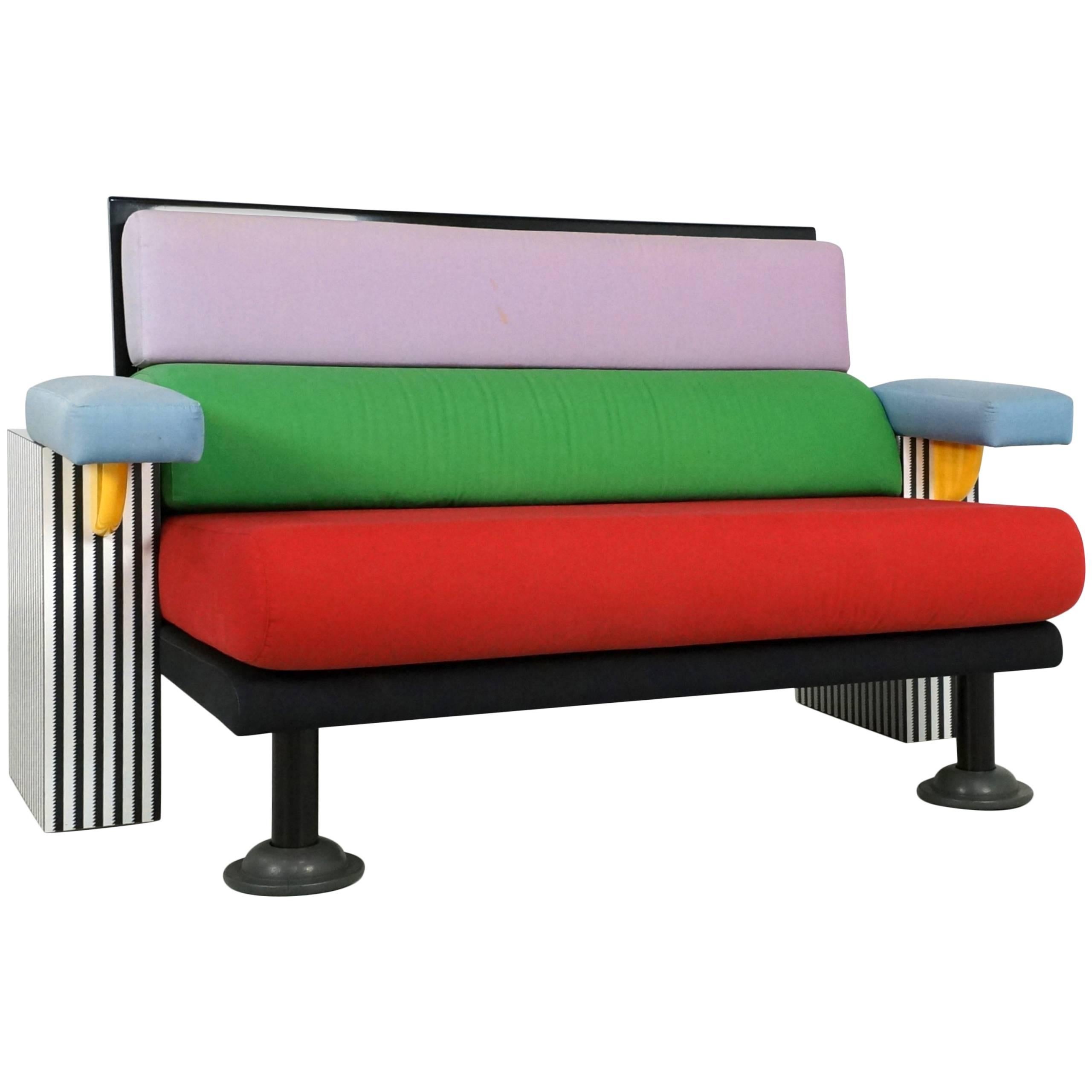 Michele De Lucchi Lido Sofa for Memphis, 1982 For Sale