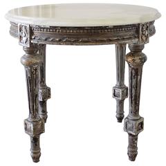 20th Century, Louis XVI Style Round Side Table