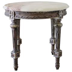 Antique 20th Century, Louis XVI Style Round Side Table