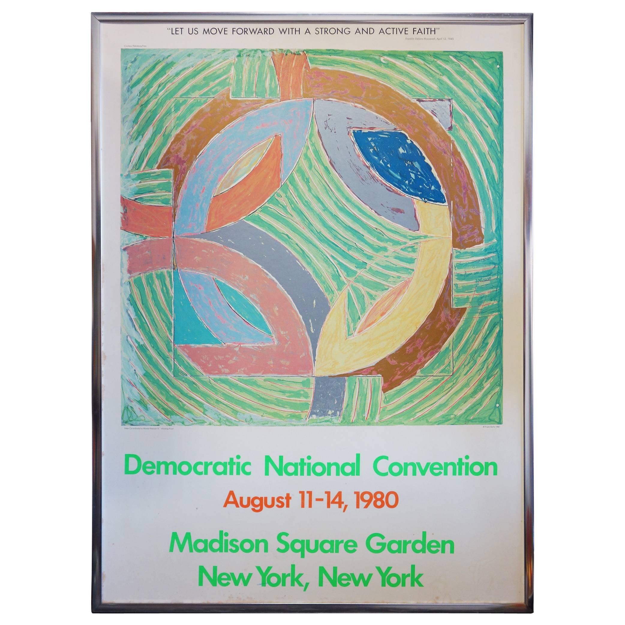 Frank Stella (after), Democratic National Convention poster, 1980