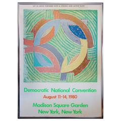 Frank Stella (after), Democratic National Convention poster, 1980