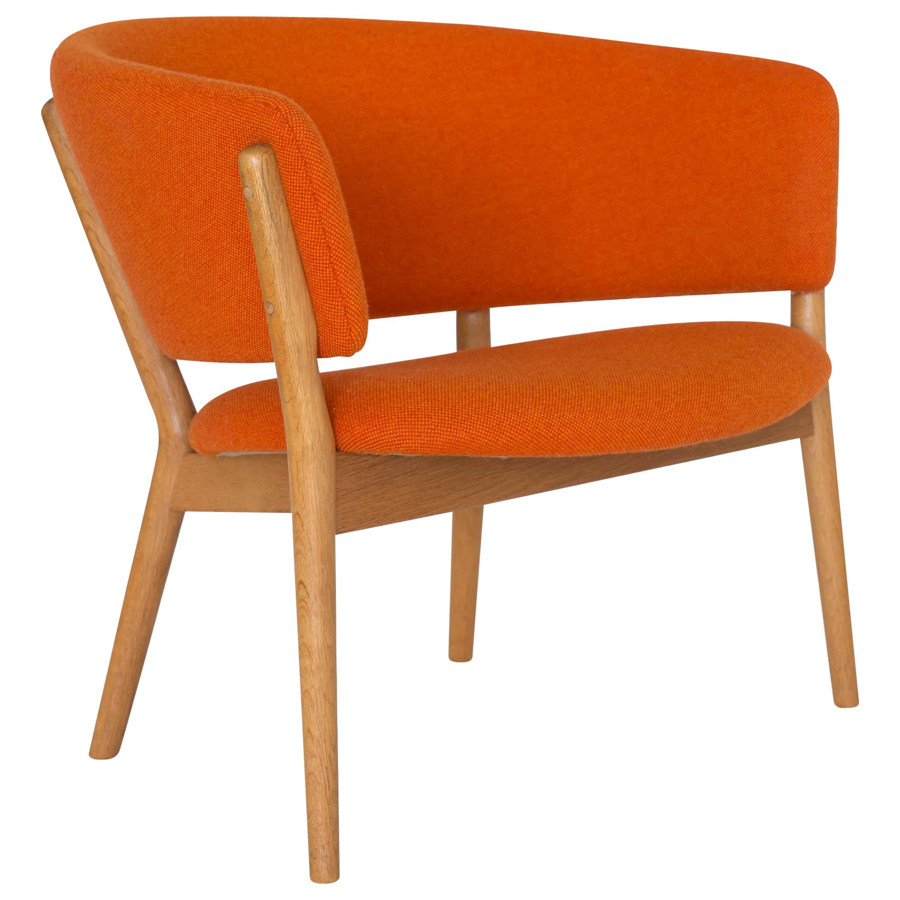 Nanna Ditzel Oak Easy Chair for Soren Willadsen