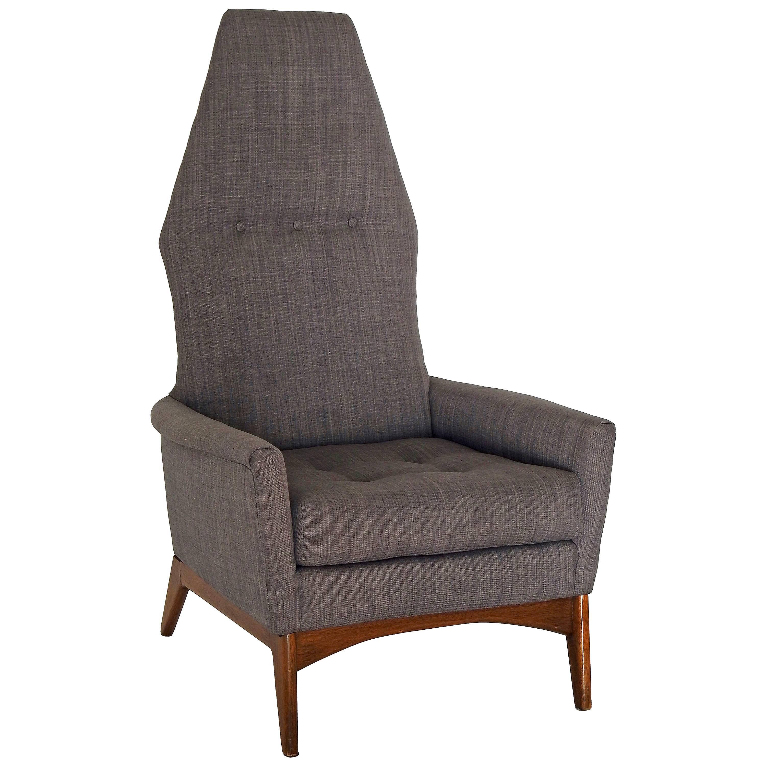 Mid-Century Adrian Pearsall High-Back Lounge Chair