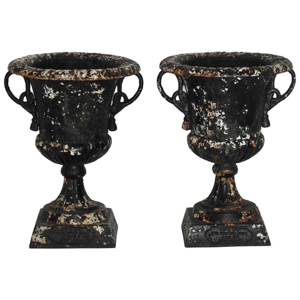Pair of Large Spanish Copper Pots at 1stdibs