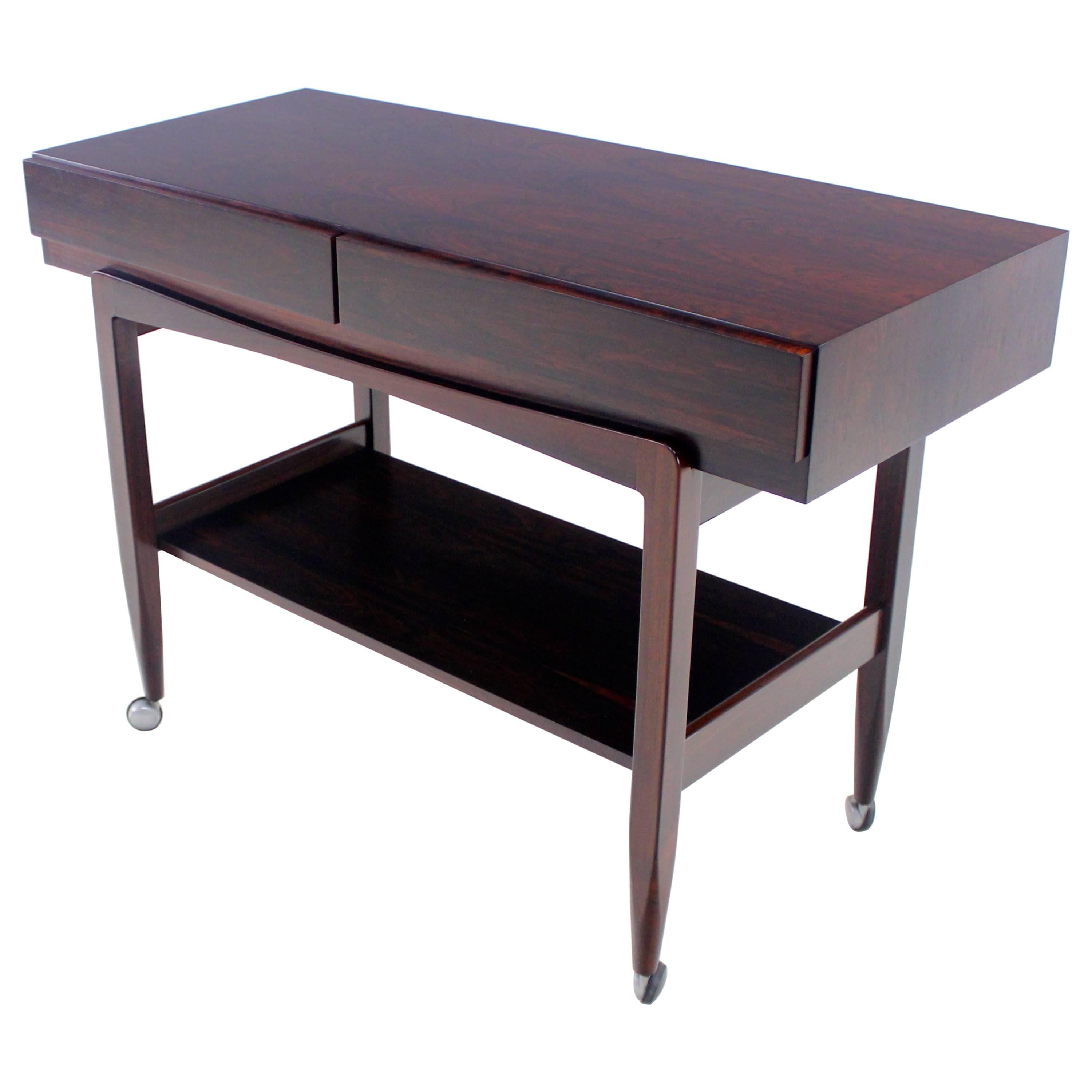 Rare Danish Modern Rosewood Console or Server Designed by Ib Kofod Larsen For Sale