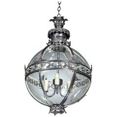 George iv Cast Metal Globe Lantern