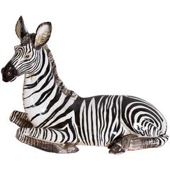 1960s Italian Ceramic Zebra 6
