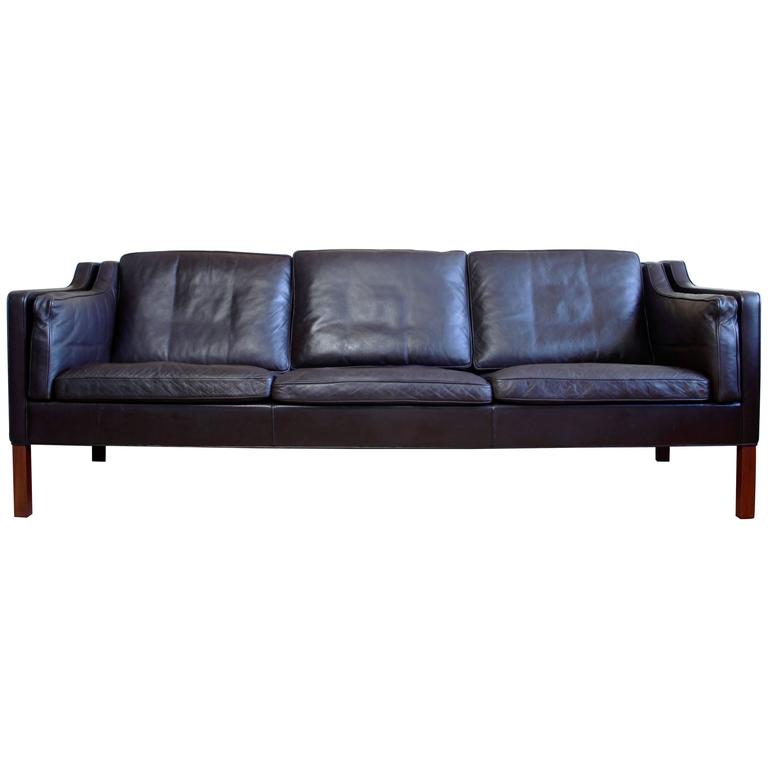 Vintage Borge Mogensen 2213 Three Seat Sofa At 1stdibs Vintage Borge Mogensen 2213 Three Seat Sofa For