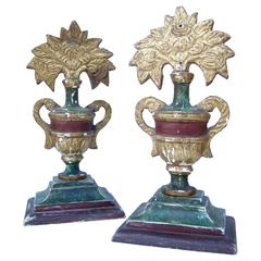 Antique Pair of Early French Garnitures