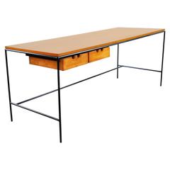 Paul McCobb Winchendon Iron and Maple Coffee Table