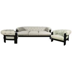 Chesterfield Style Living Room Set From the 1970s 8