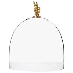 Titled, Top Victory Glass and Brass Dome 9