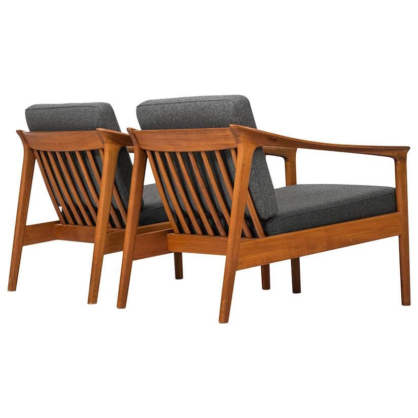 Folke Ohlsson Easy Chairs Model Colorado by Bodafors in Sweden
