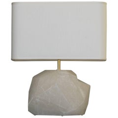 "Monolite" Flair Edition  Mat Alabaster Marble Lamp, Italy 2019