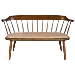 Retro Rare Bench by Yngve Ekstrom for Småland, Sweden circa 1950