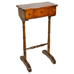 Biedermeier Sewing Side Table Cherrywood, Austria circa 1850 Biedermeier Sewing Side Table Cherrywood, Austria circa 1850