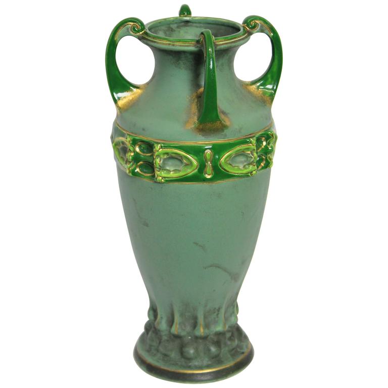 Outstanding Amphora Vase by Amphora Austria, circa 1900 at 1stDibs