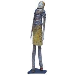 Terry Turrell Sculpture Figure "Reflection / Fast Forward"