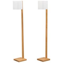 Pair of Floor Lamps by Luxus, Sweden, circa 1960