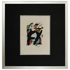 Joan Miro, La Mélodie Acide, Lithograph, 1980