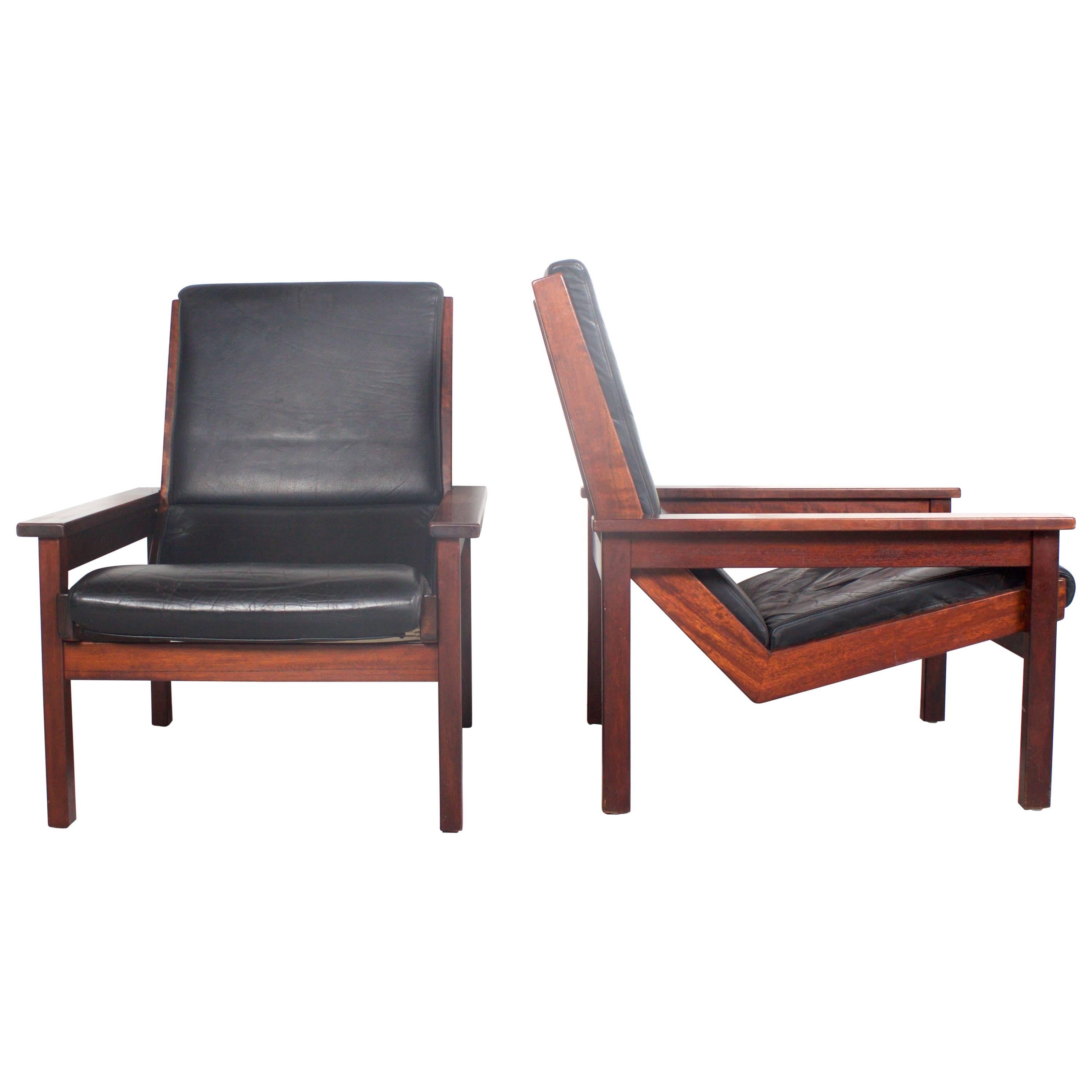 Set of 1960's Dutch Design Rob Parry 'Lotus' Chairs by Gelderland