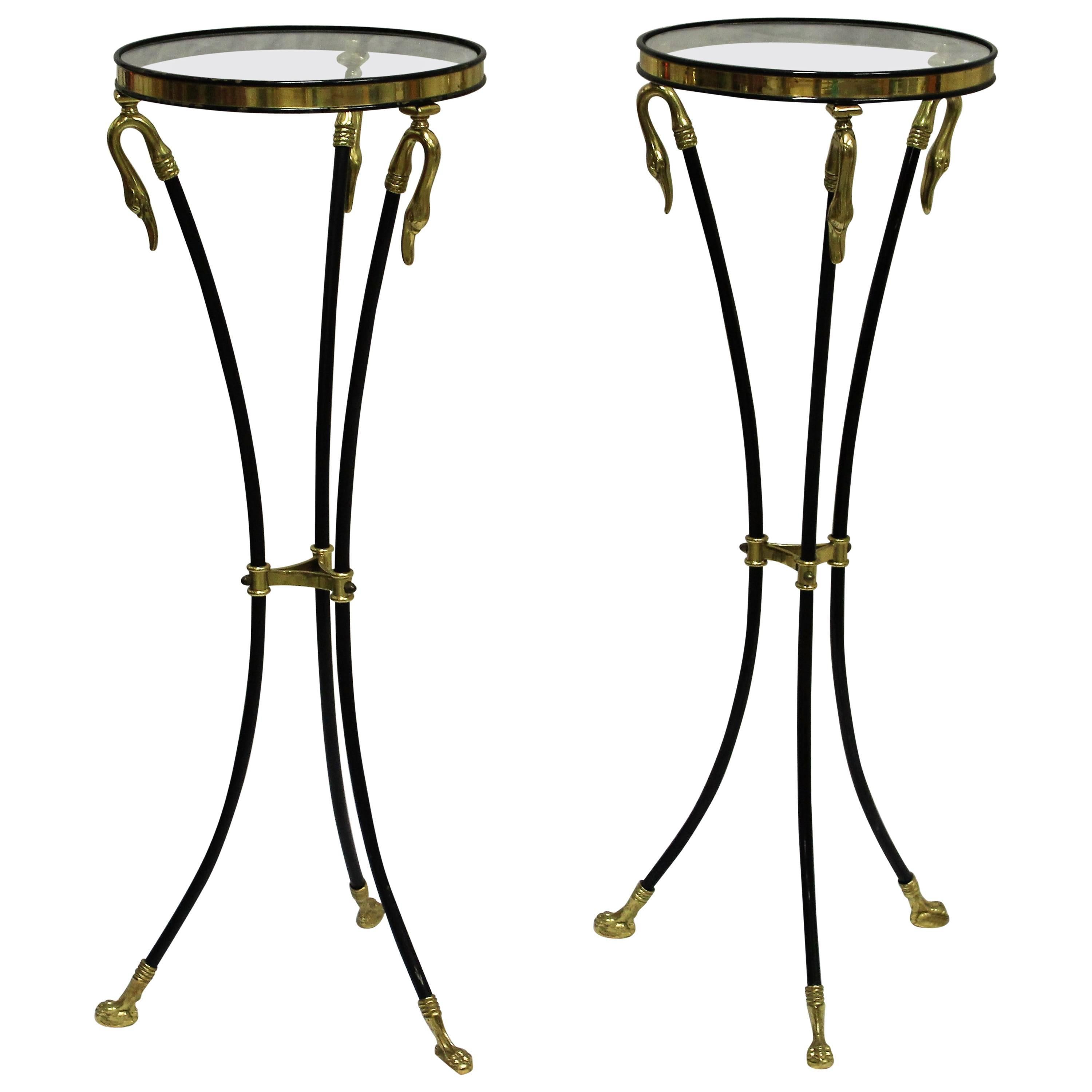Pair of Empire Styled 20th Century Pedestals For Sale