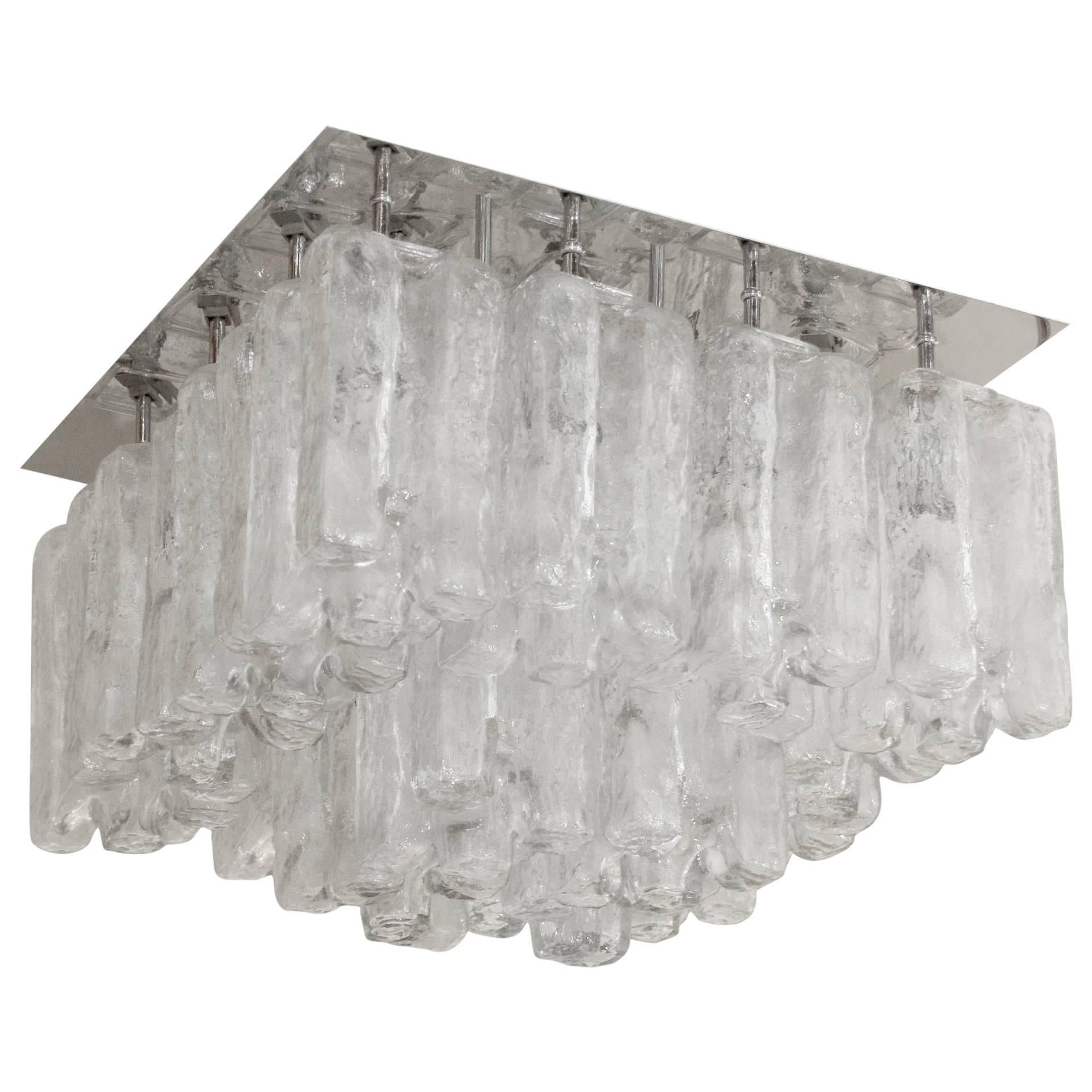 Grand Scale Kalmar Granada Flush Mount Chandelier