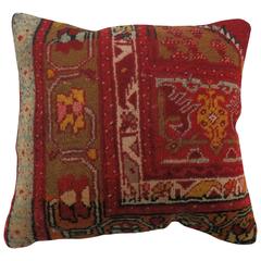 Vintage Turkish Rug Pillow