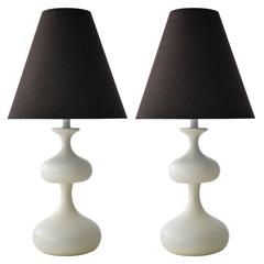 Pair of French Resin Lamps