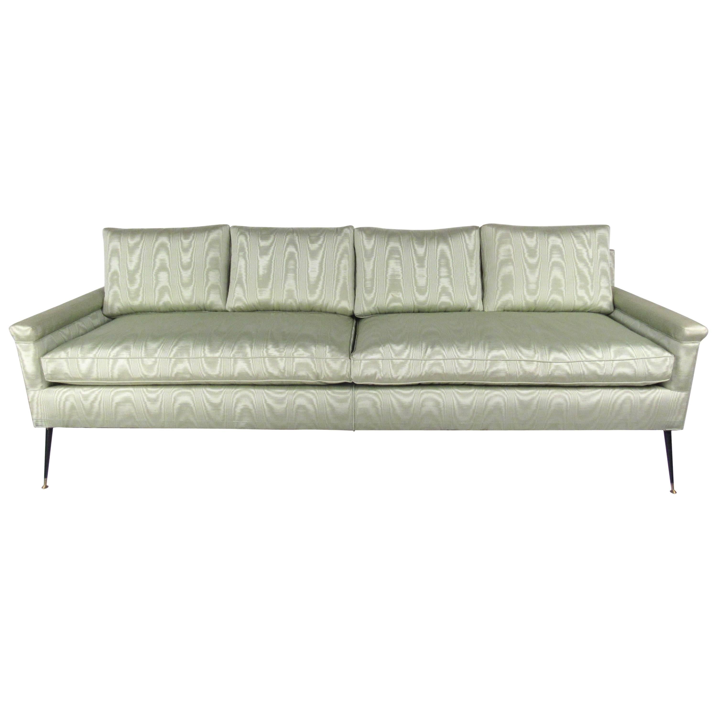Mid-Century Modern Italian Style Sofa For Sale