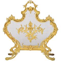 French 19th Century Fire Screen