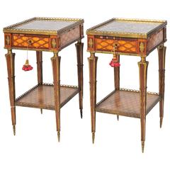 Pair of Donald Ross 19th Century Side Tables